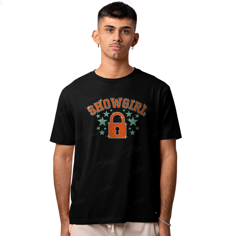 Camiseta Algodão Taylor Swift Showgirl Cadeado