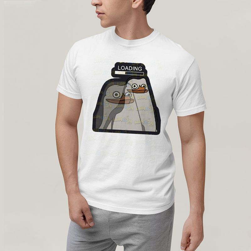 Camiseta Algodão Unissex T shirt Pinguins de Madagascar Loading