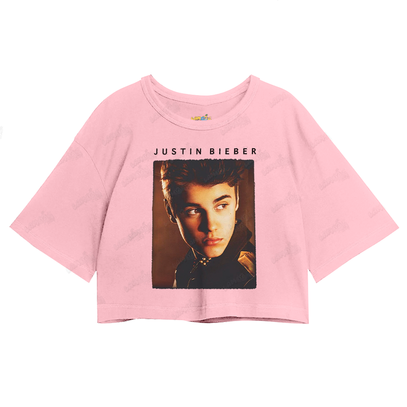 Cropped Oversized Algodão Justin Bieber Believe Tour 2013