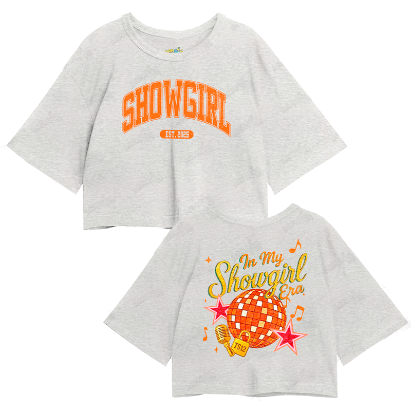 Cropped Oversized Algodão Taylor Swift My Showgirl Era FC