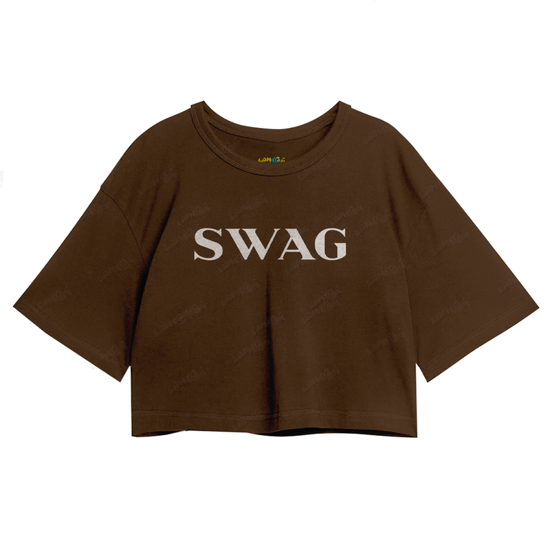 Cropped Oversized Algodão Justin Bieber Swag Album