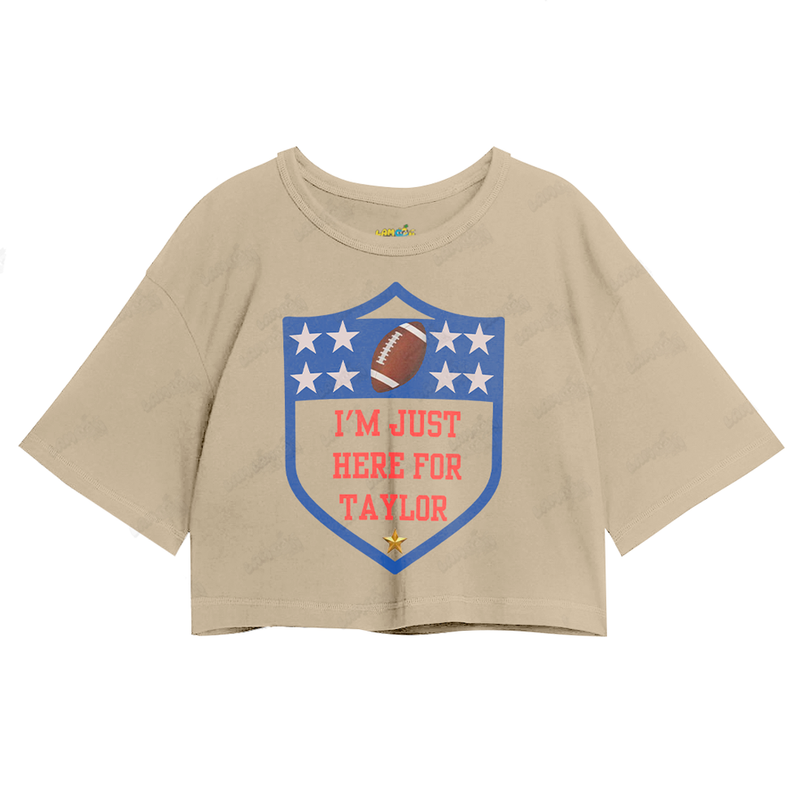 Cropped Oversized Taylor Swift I´m Just Here For Taylor