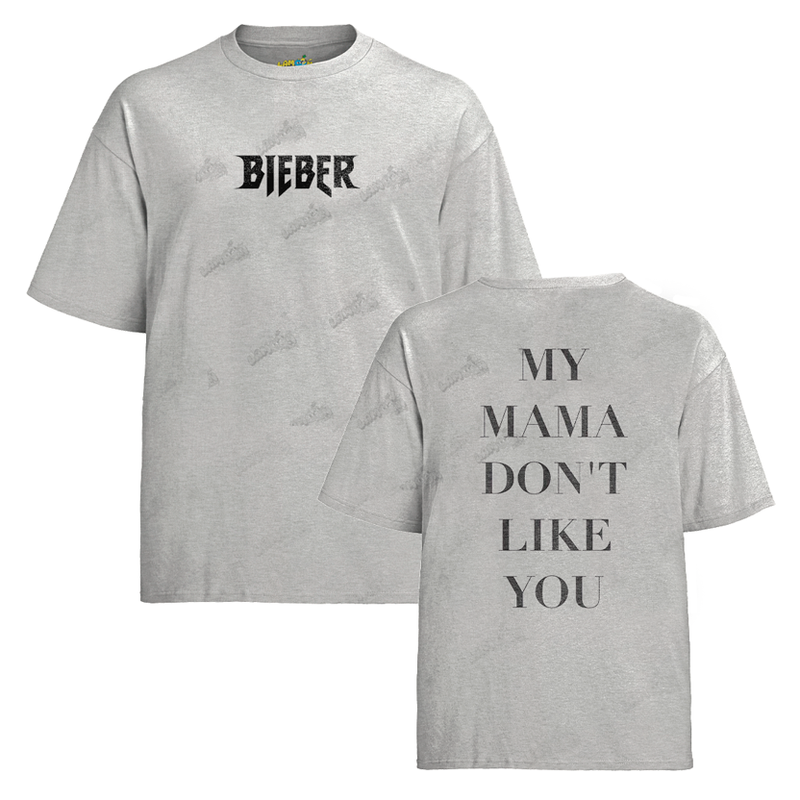 Camiseta Algodão Justin Bieber My Mama Don´t Like You F/C