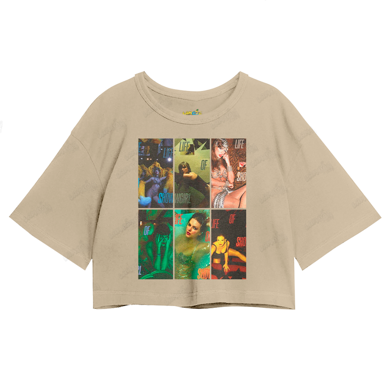 Cropped Oversized Algodão Taylor Swift Life of Showgirl