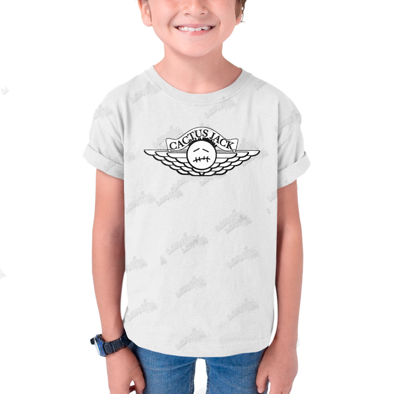 Camiseta Infantil Algodão Travis Scott Cactus Jack