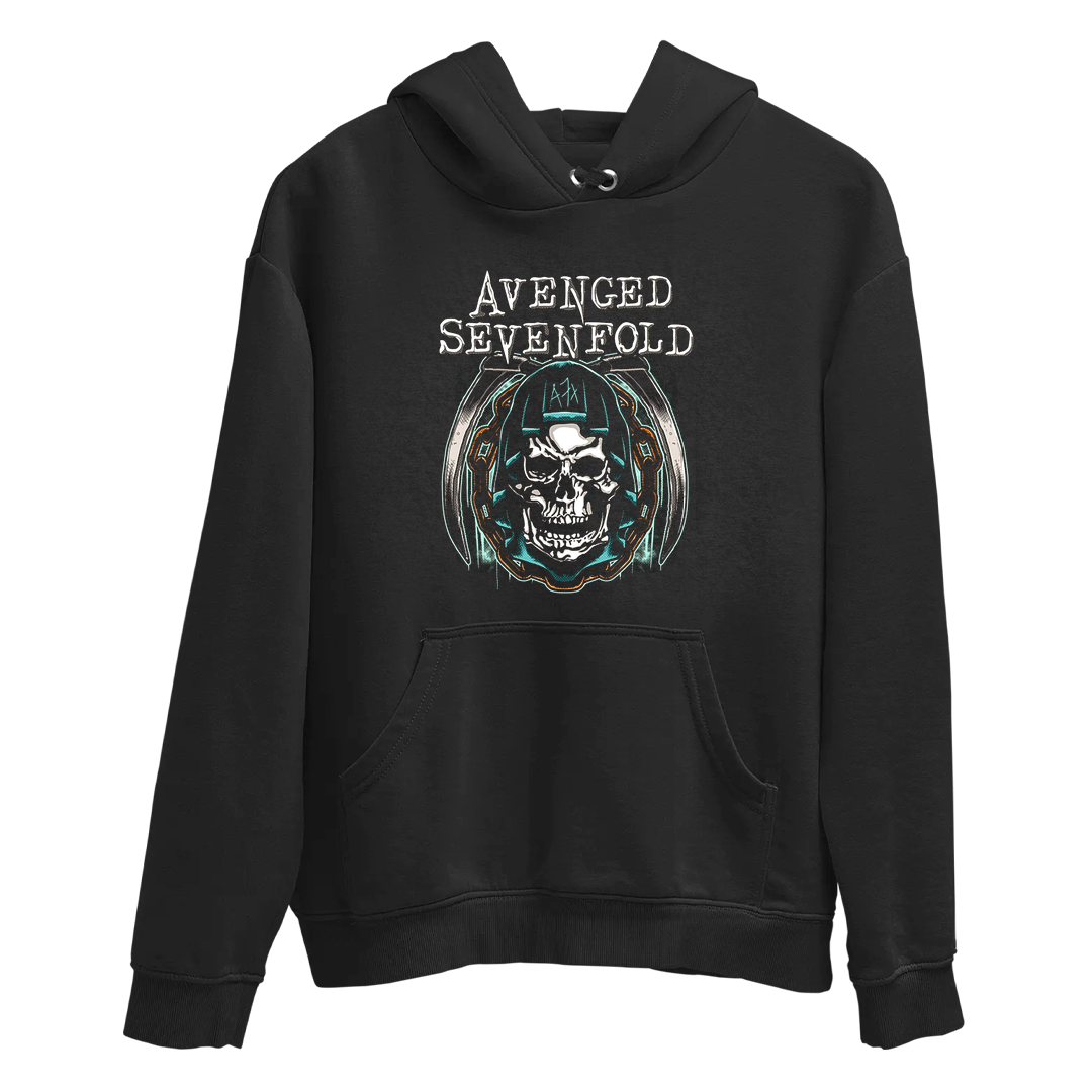 Moletom Canguru Avenged Seven Fold Caveira A7X