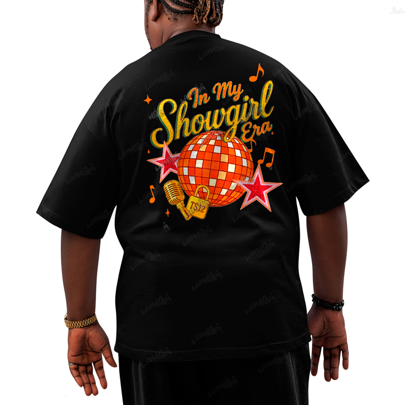 Camiseta Plus Size Algodão Taylor Swift My Showgirl Era FC