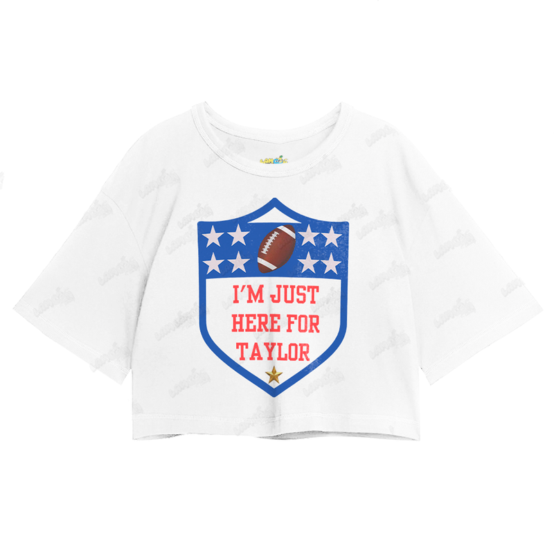 Cropped Oversized Taylor Swift I´m Just Here For Taylor