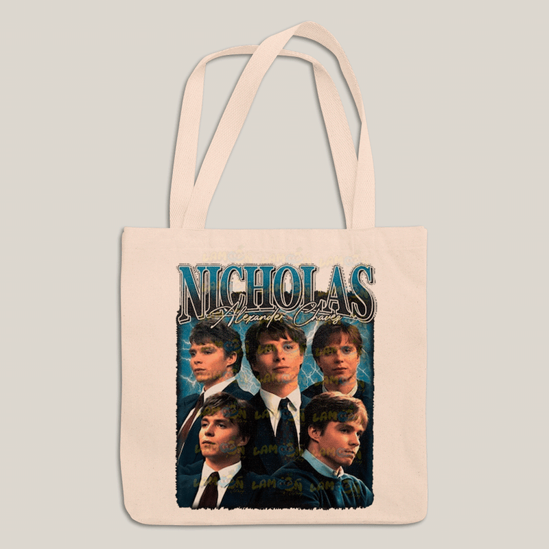 Sacola Ecobag Bolsa 38X40 Algodão- Nicholas Alexander Chavez Ator-