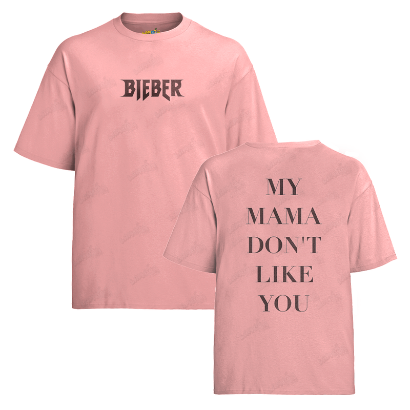 Camiseta Algodão Justin Bieber My Mama Don´t Like You F/C