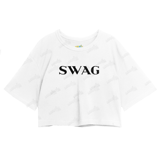 Cropped Oversized Algodão Justin Bieber Swag Album