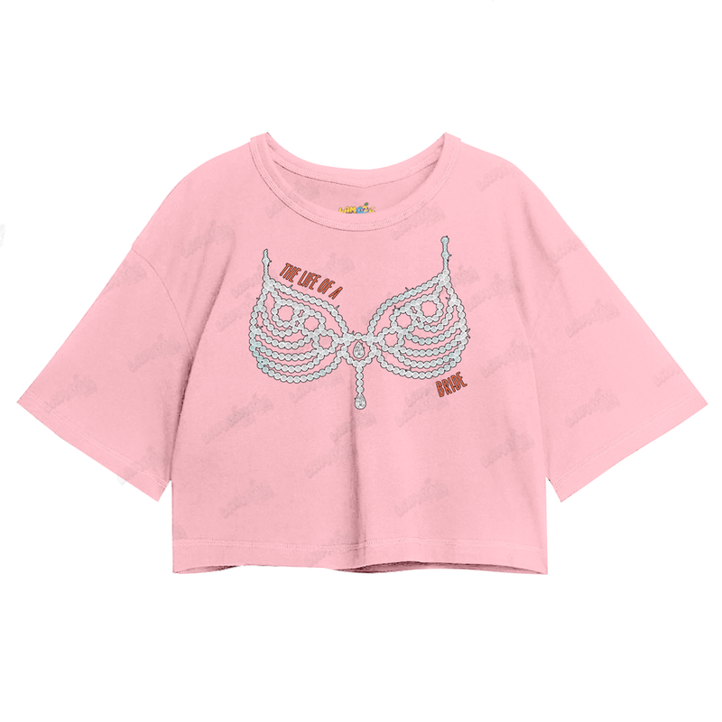 Cropped Oversized Algodão Taylor Swift The Life of a Bride