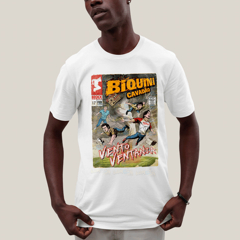 Camiseta Algodão Unissex T shirt- Biquini Cavadão Vento Ventania HQ