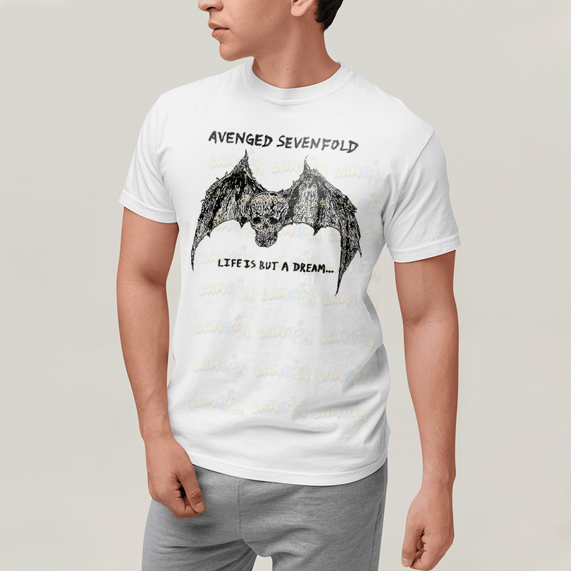 Camiseta Algodão Unissex T shirt- Avenged Sevenfold Life Is But a Dream