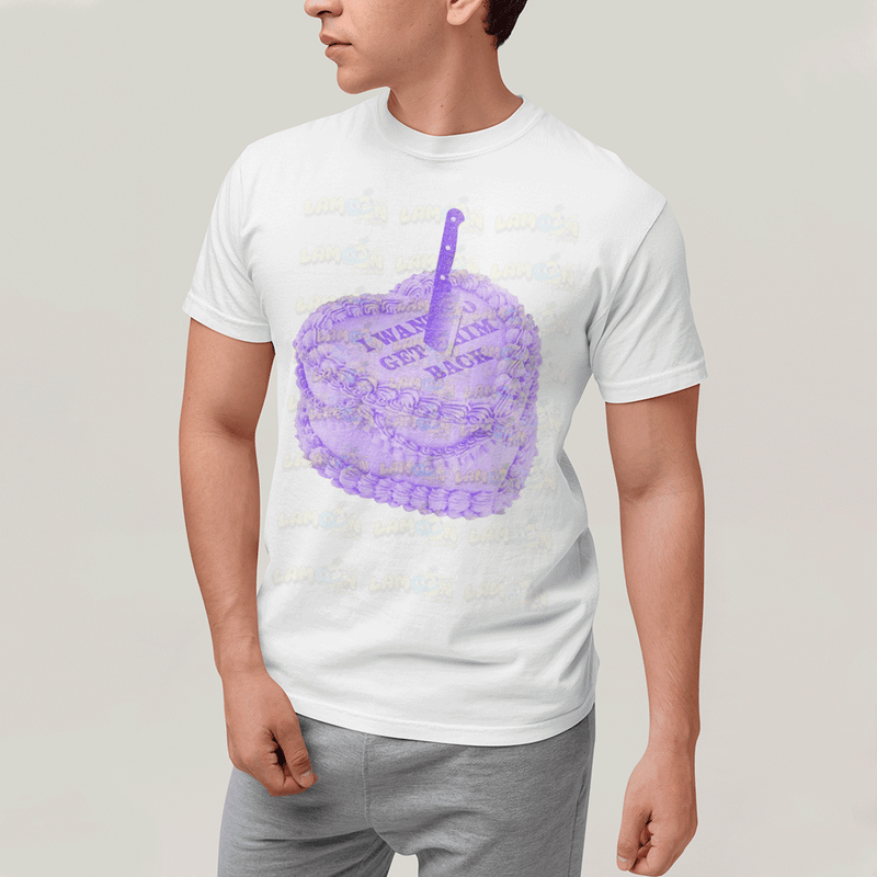 Camiseta Algodão Unissex T shirt Olivia Rodrigo Bolo Roxo