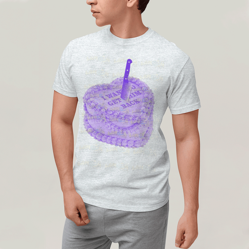 Camiseta Algodão Unissex T shirt Olivia Rodrigo Bolo Roxo