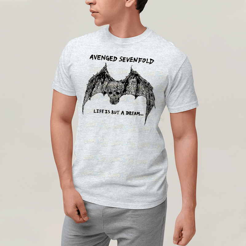 Camiseta Algodão Unissex T shirt- Avenged Sevenfold Life Is But a Dream