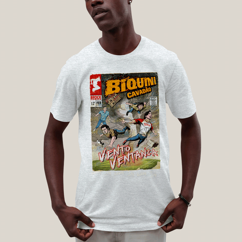 Camiseta Algodão Unissex T shirt- Biquini Cavadão Vento Ventania HQ