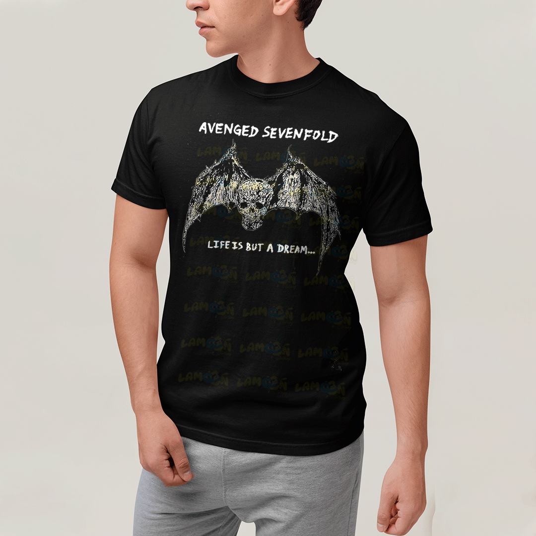 Camiseta Algodão Unissex T shirt- Avenged Sevenfold Life Is But a Dream