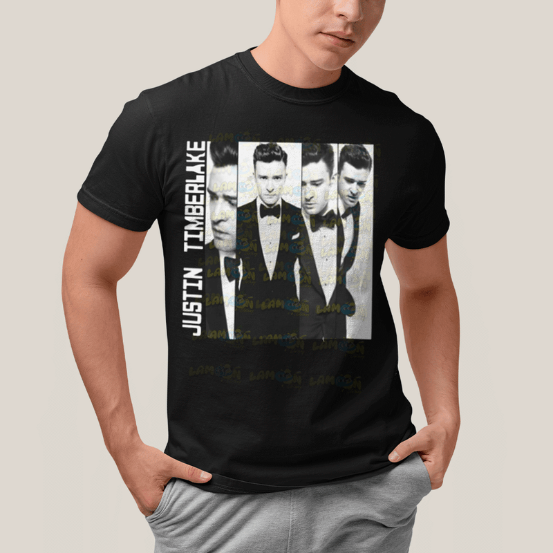 Camiseta Algodão Unissex T shirt-  Justin Timberlake Smoke