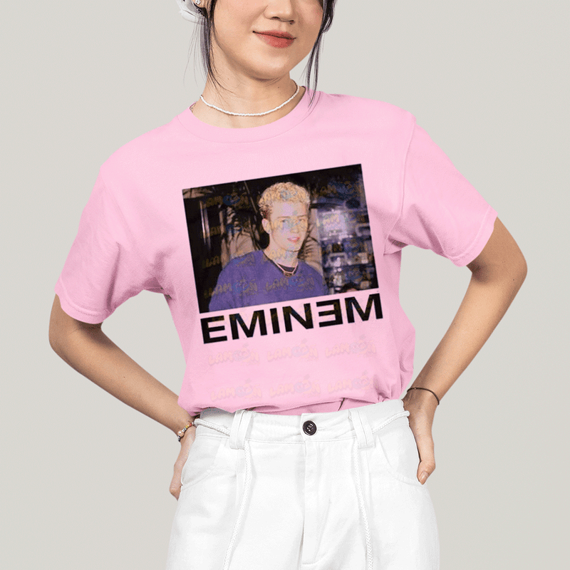 Camiseta Algodão Unissex T shirt- Justin Timberlake Eminem Meme-
