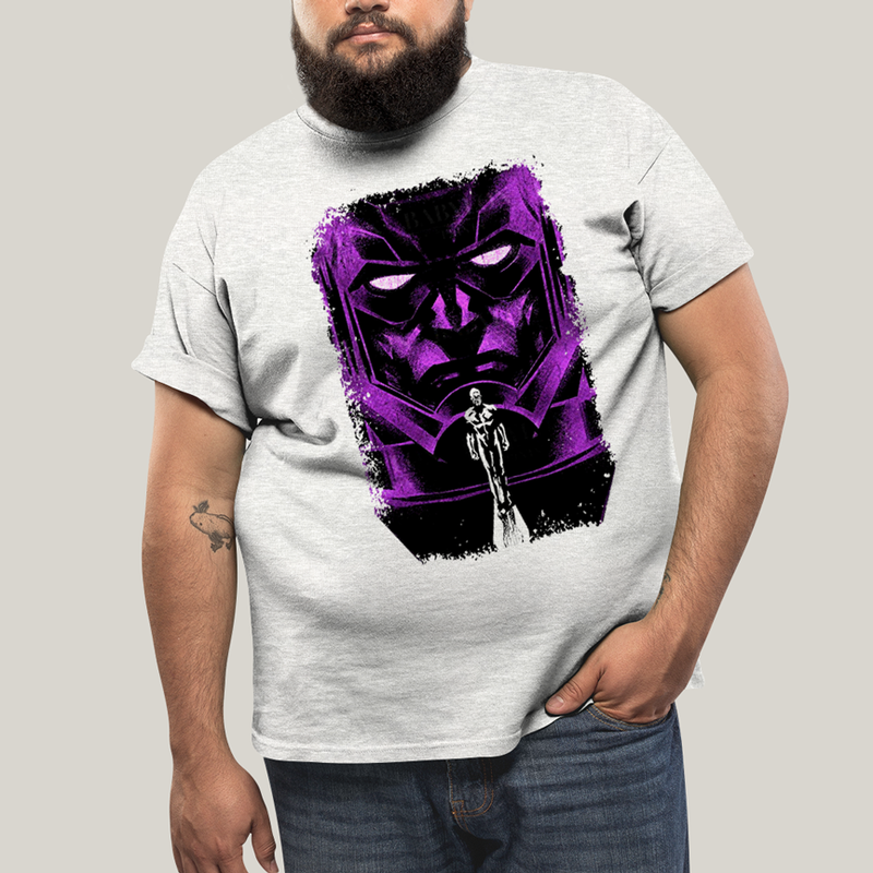 Camiseta Plus Size Algodão Unissex T shirt Quarteto Fantástico Galactus & Surfista Prateado