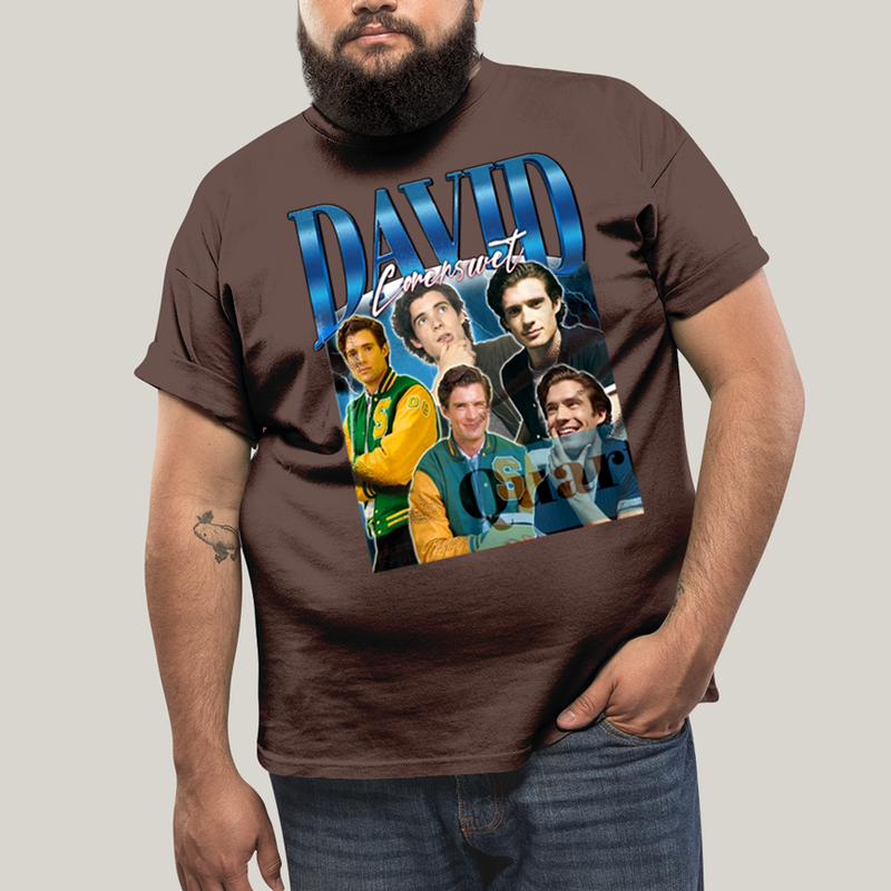 Camiseta Plus Size Algodão Unissex T shirt Superman David Corenswet Azul
