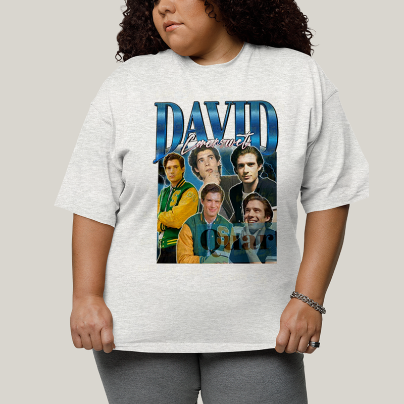 Camiseta Plus Size Algodão Unissex T shirt Superman David Corenswet Azul