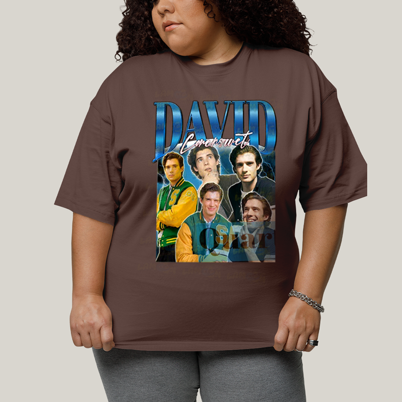 Camiseta Plus Size Algodão Unissex T shirt Superman David Corenswet Azul