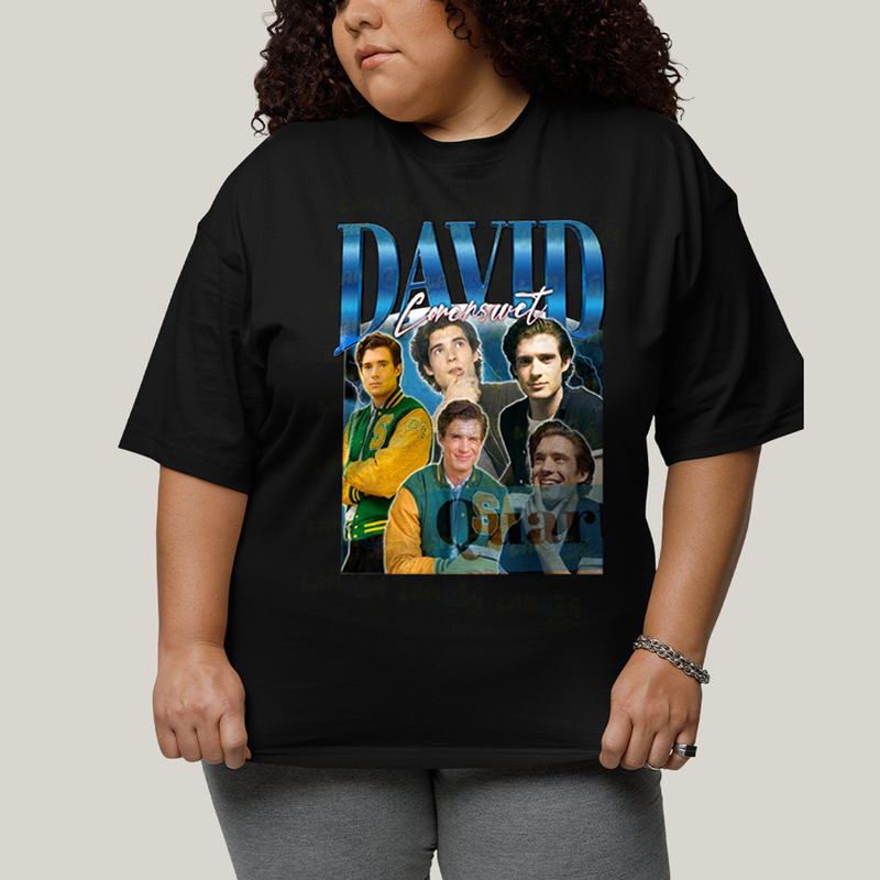 Camiseta Plus Size Algodão Unissex T shirt Superman David Corenswet Azul