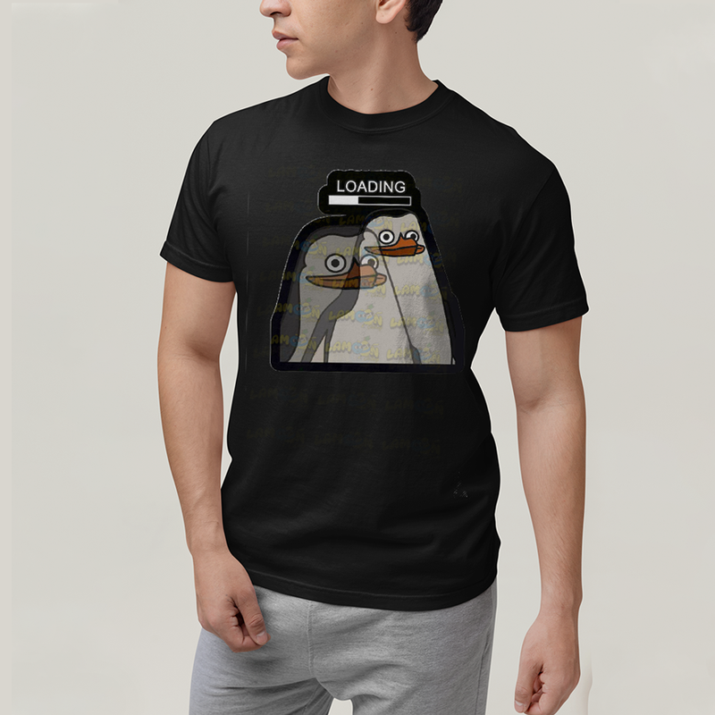 Camiseta Algodão Unissex T shirt Pinguins de Madagascar Loading
