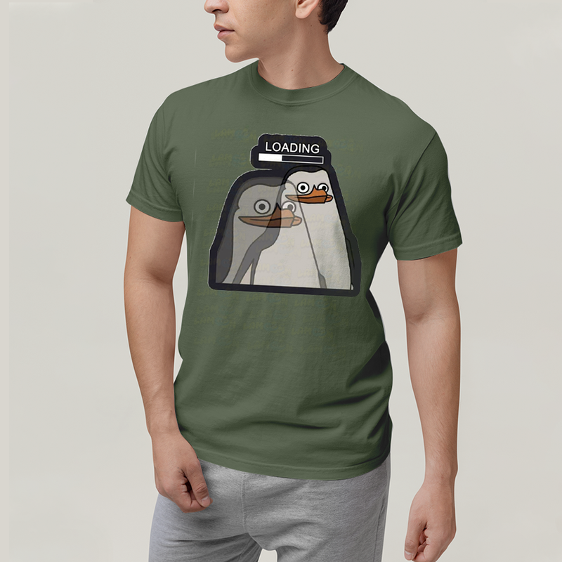 Camiseta Algodão Unissex T shirt Pinguins de Madagascar Loading
