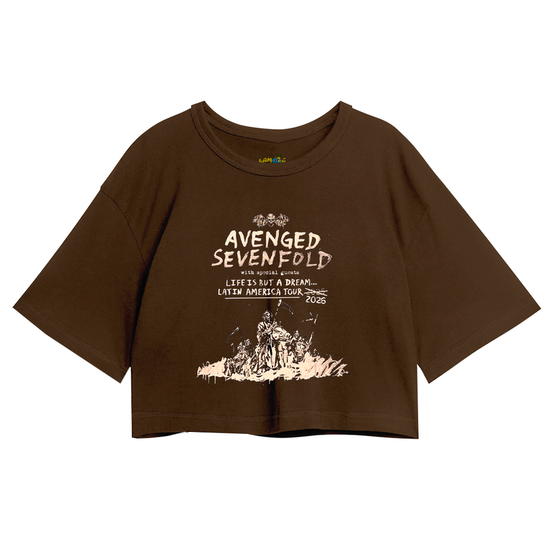 Cropped Avenged Seven Fold Latin America Tour 2026 FC