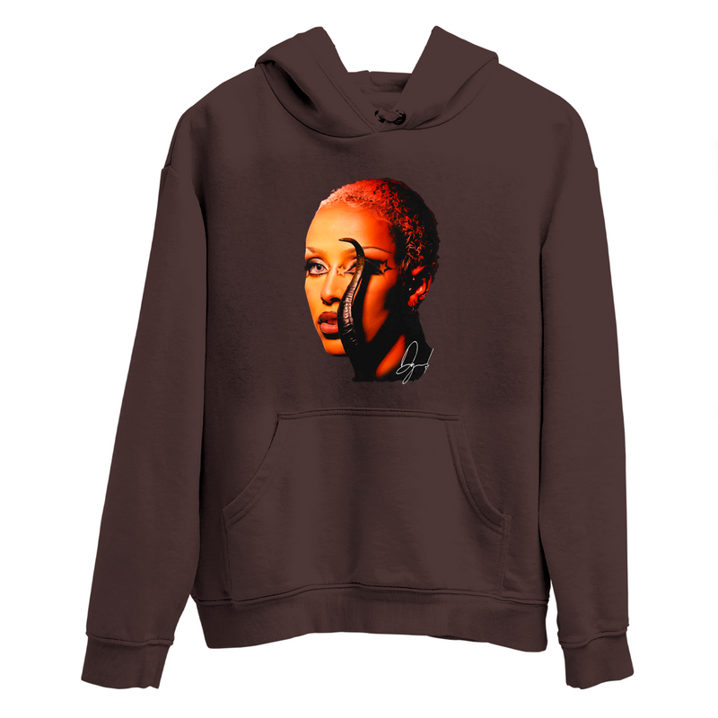 Moletom Canguru Doja Cat Rosto Star