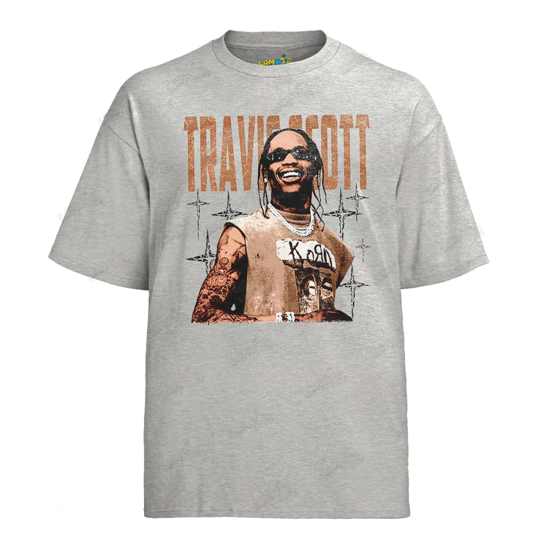 Camiseta Algodão Travis Scott de Regata