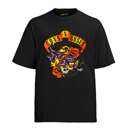 Camiseta Algodão Roses Banda Welcome To The Jungle