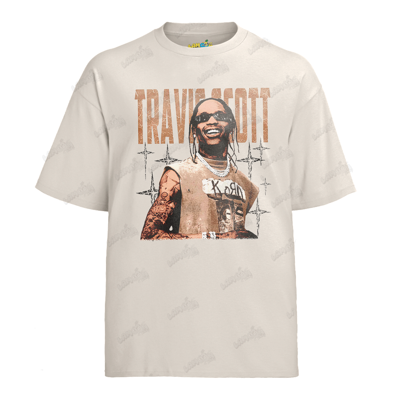 Camiseta Algodão Travis Scott de Regata