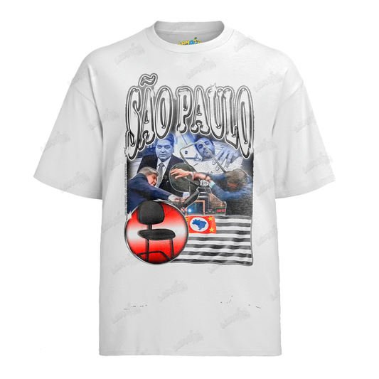 Camiseta Algodão São Paulo Prefeitura Meme