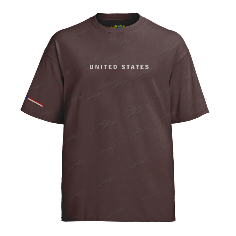 Camiseta Algodão United States PQ