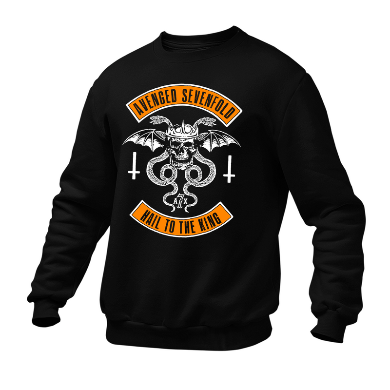 Moletom Gola Redonda Avenged Seven Fold Hail To The King