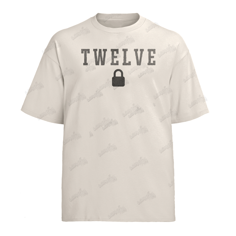 Camiseta Algodão Taylor Swift Twelve Cadeado