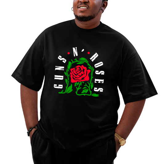 Camiseta Plus Size Roses Banda Flor