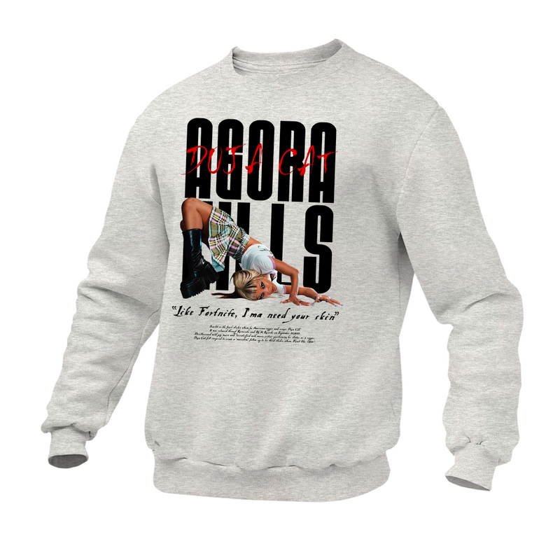 Moletom Gola Redonda Doja Cat Agora Hills