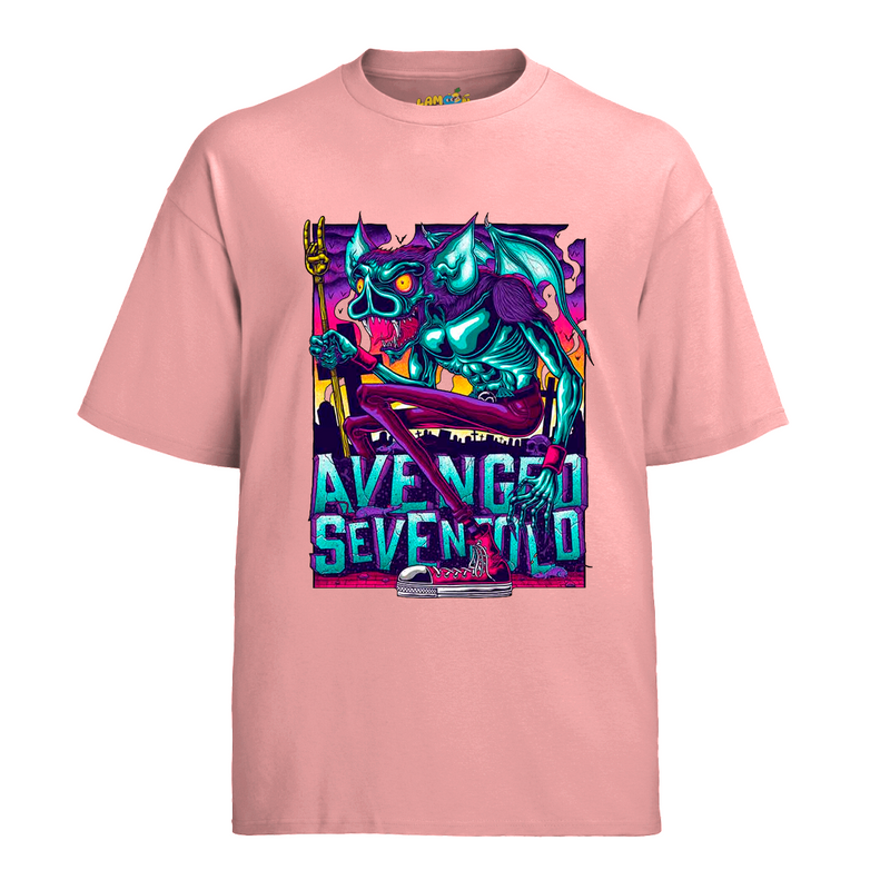 Camiseta Algodão Avenged Seven Fold Morcego