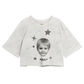 Cropped Oversized Algodão Justin Bieber Ontario Stars