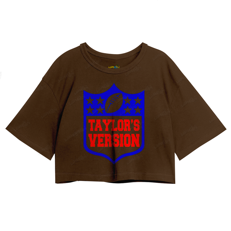 Cropped Oversized Algodão Taylor Swift Taylor's Version