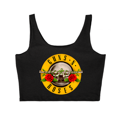 Cropped Cavado Roses Banda Logo Vintage