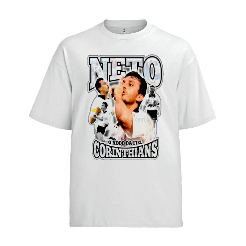 Camiseta Algodão Unissex Tshirt Corinthians Craque Neto