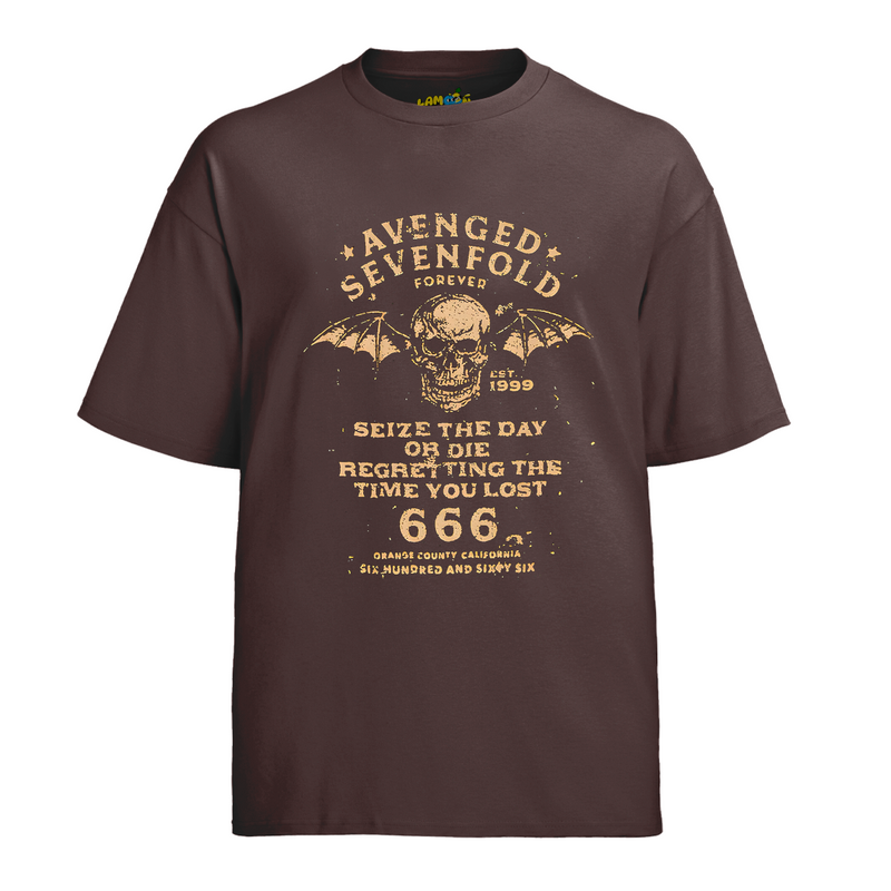 Camiseta Algodão Avenged Seven Fold 666