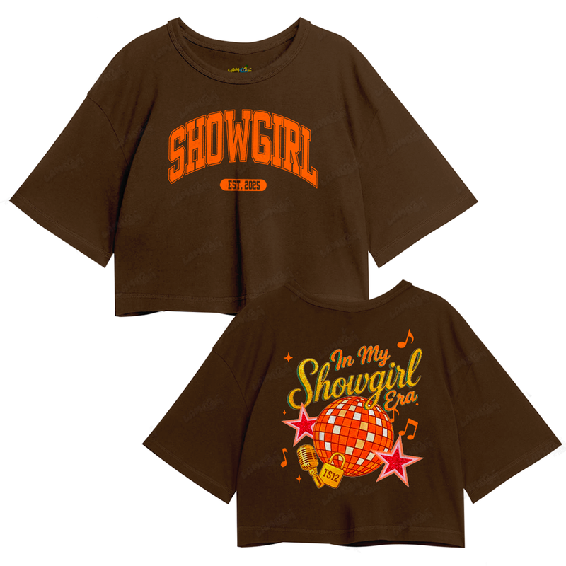 Cropped Oversized Algodão Taylor Swift My Showgirl Era FC